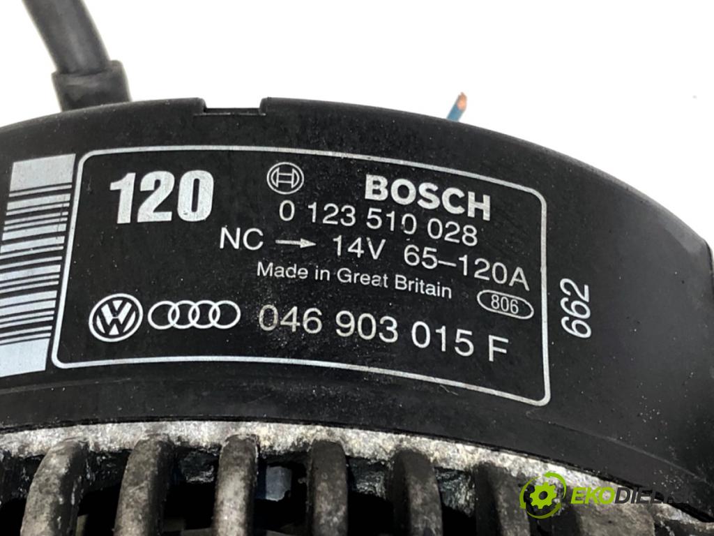 AUDI A6 C4 sedan 1996 103 kW 2.5 TDI 2461 Alternátor 046903015F (Alternátor)
