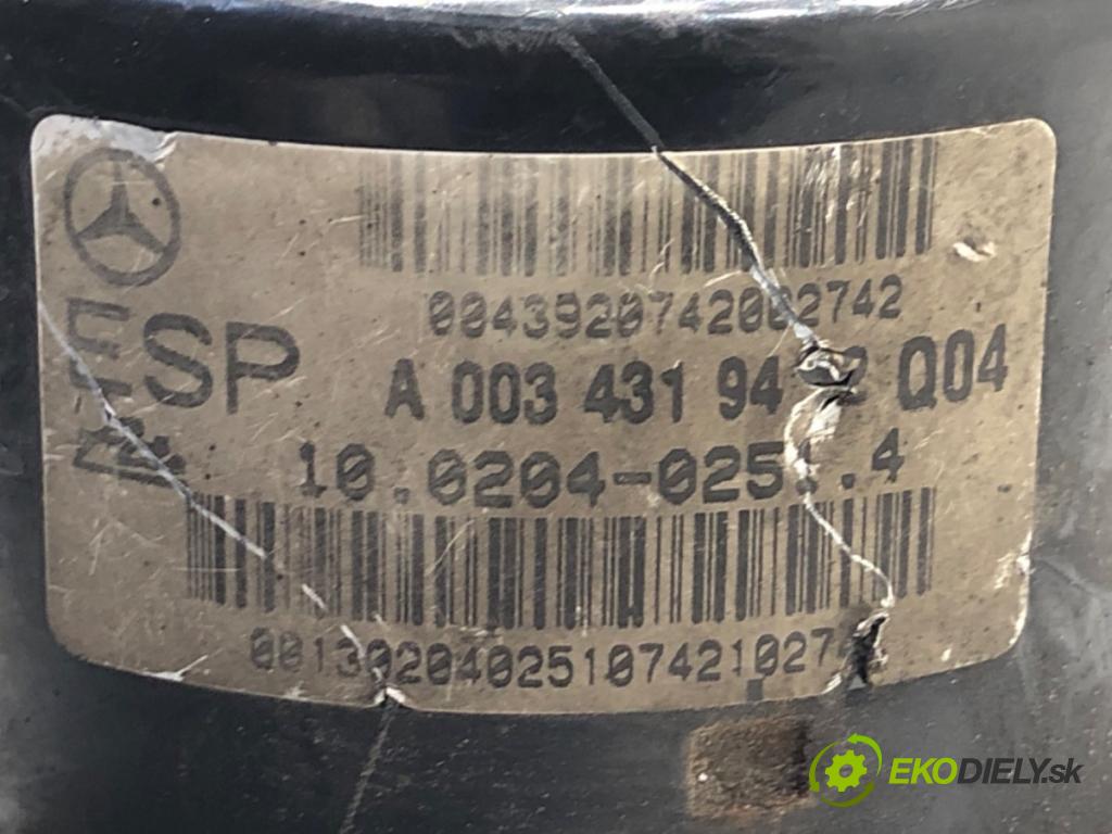 MERCEDES-BENZ W203 sedan 2002 120 kW C 200 Kompressor (203.042) 1796 pumpa ABS A2095450232 (Pumpa ABS)