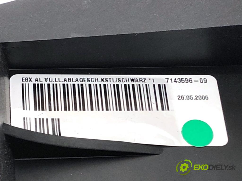 BMW E87 liftback 2006 95 kW 118 i 1995 loketní opěrka 7143596 (Loketní opěrka)