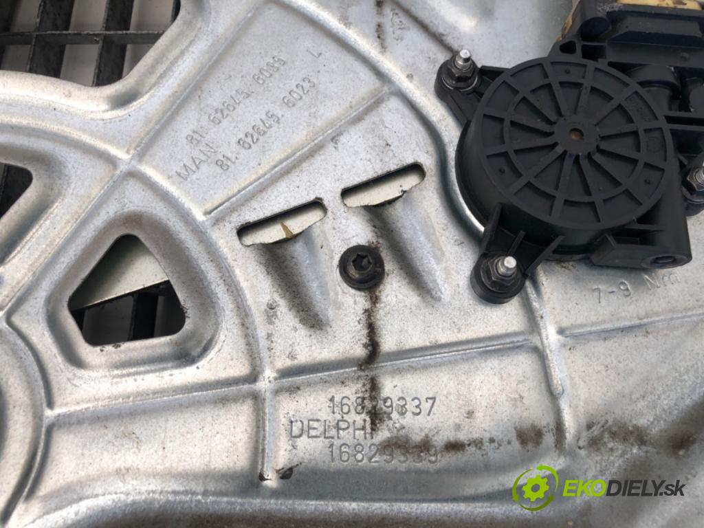 MAN TGA Ciągnik siodłowy 2007 324 kW 18.440 324 kW [440 KM] olej napędowy 2005 - 2022 10518 mechanismus okna levý přední část 81626456035
