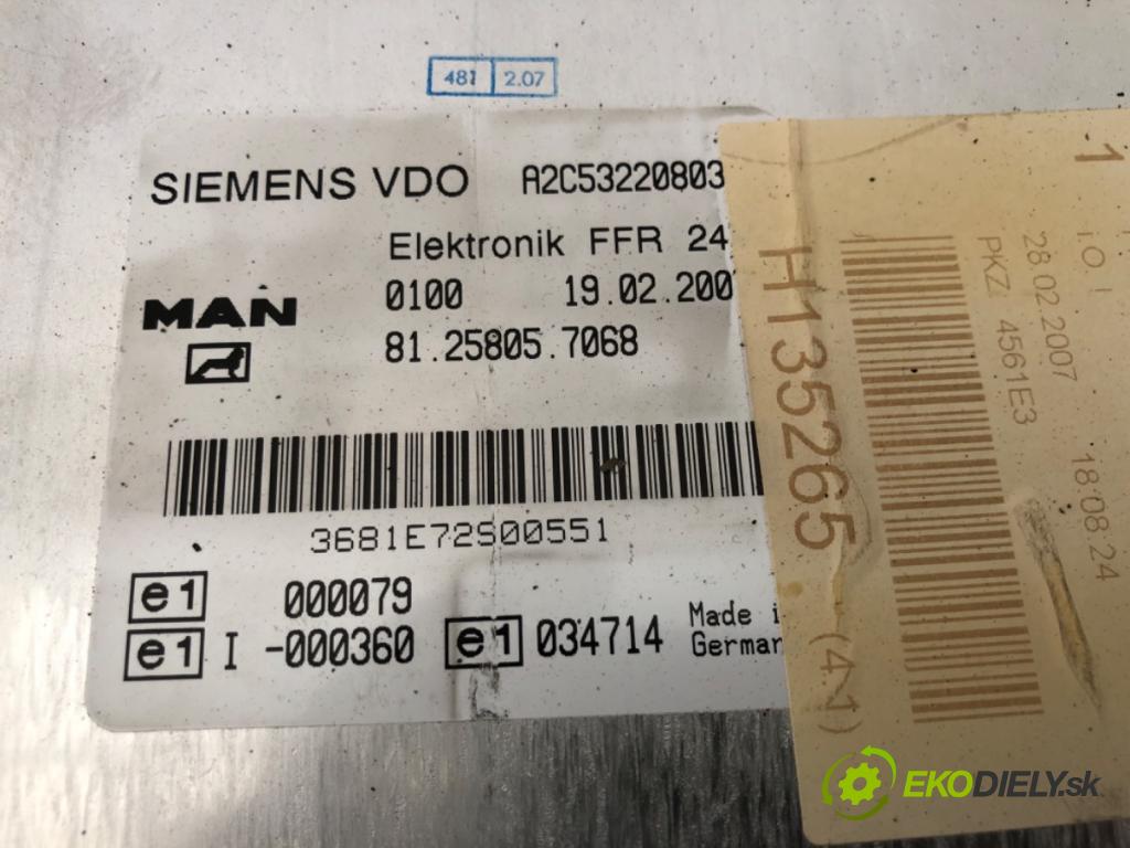 MAN TGA Ciągnik siodłowy 2007 324 kW 18.440 324 kW [440 KM] olej napędowy 2005 - 2022 10518 riadiaca jednotka Riadiaca jednotka 81258057068 (Riadiaca jednotka)