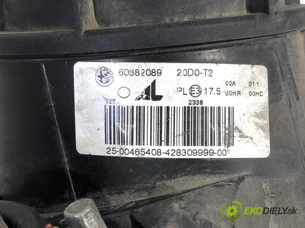 ALFA ROMEO 159 Kombi 2006 110 kW 1.9 JTDM 16V (939BXC1B, 939BXC12) 1910 Svetlomet ľavy predný 60682089