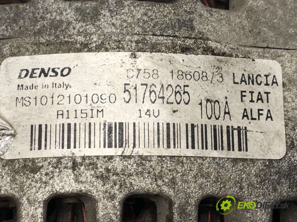 ALFA ROMEO 159 Kombi 2006 110 kW 1.9 JTDM 16V (939BXC1B, 939BXC12) 1910 Alternátor 51764265 (Alternátor)