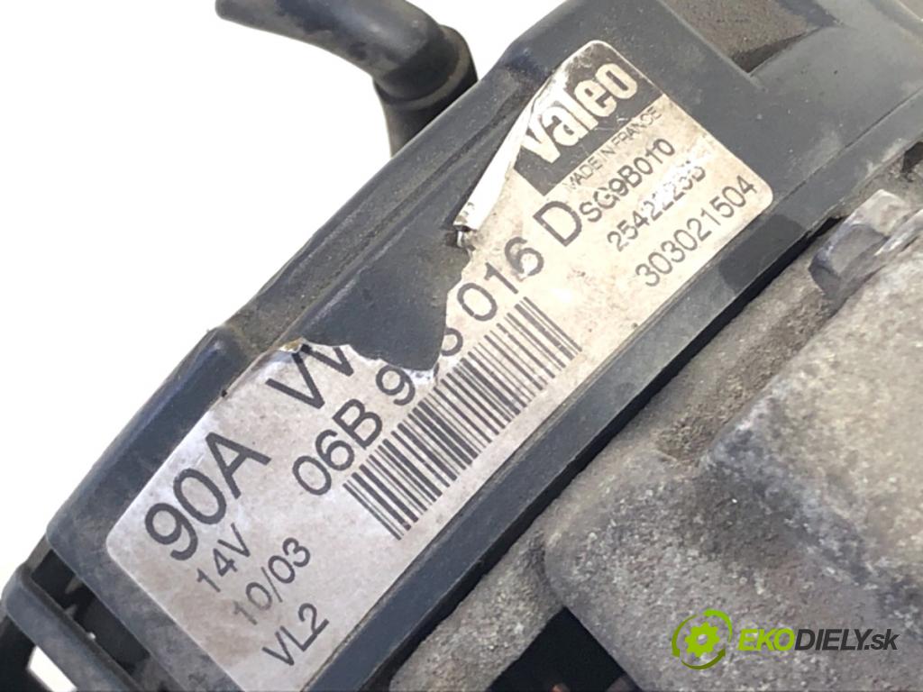 VW PASSAT B5 FL sedan 2004 110 kW 1.8 T 20V 1781 Alternátor 06B903016D (Alternátor)