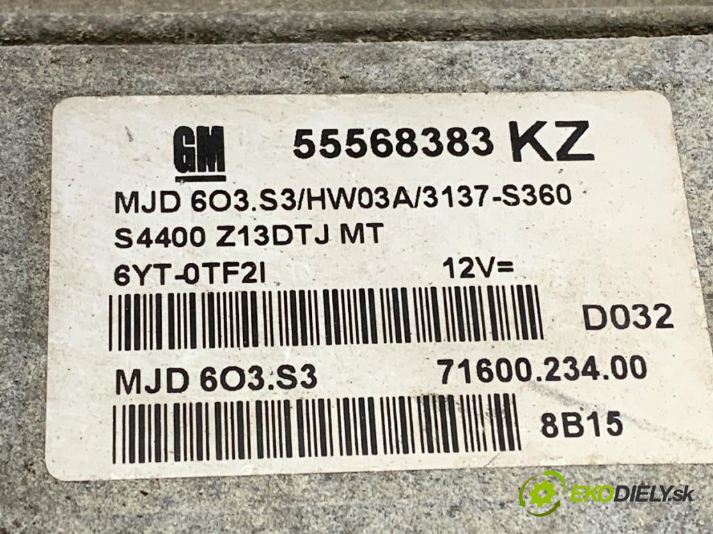 OPEL CORSA D liftback 2008 55 kW 1.3 CDTI (L08, L68) 1248 riadiaca jednotka Motor 55568383 (Riadiaca jednotka)