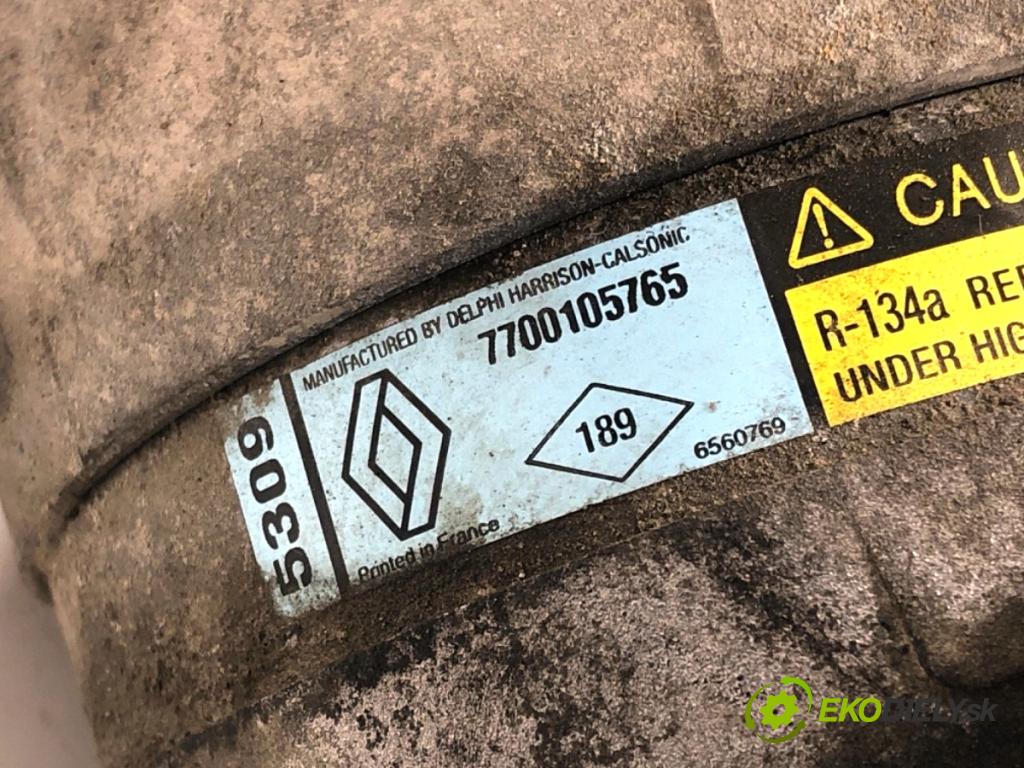 RENAULT SCENIC I nadwozie wielkoprzestrzenne (MPV) 2002 75 kW 1.9 dCi RX4 1870 Kompresor klimatizácie 7700105765 (Kompresor klimatizácie)