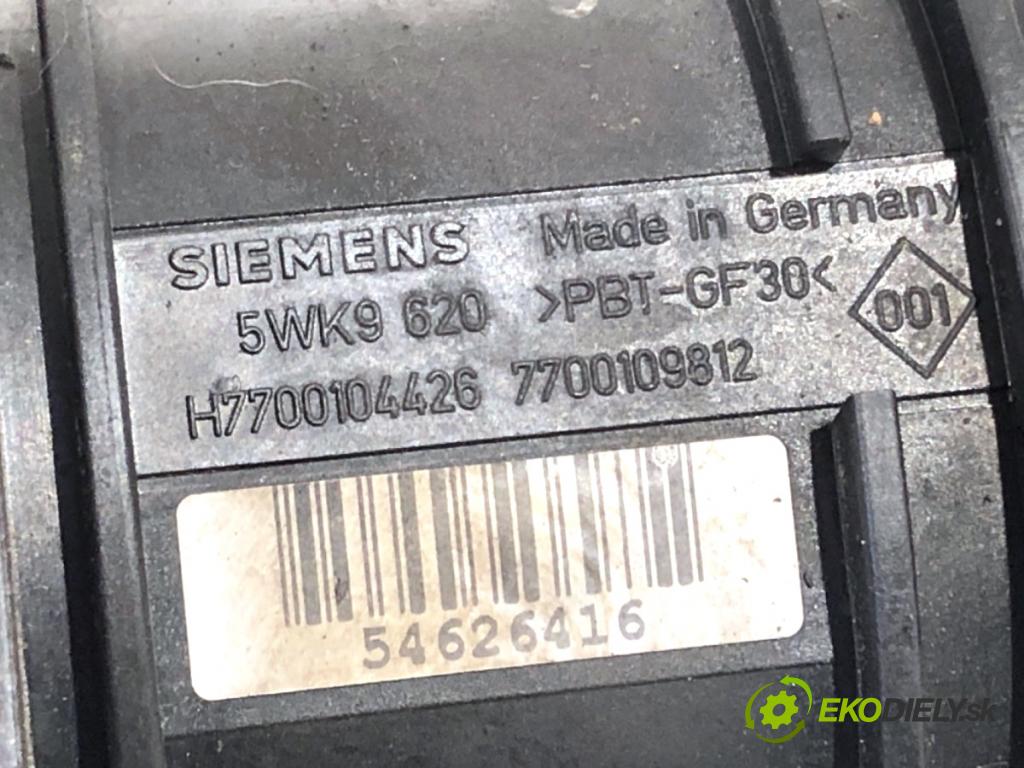 RENAULT SCENIC I nadwozie wielkoprzestrzenne (MPV) 2002 75 kW 1.9 dCi RX4 1870 Váha vzduchu 5WK9620 (Váha vzduchu)