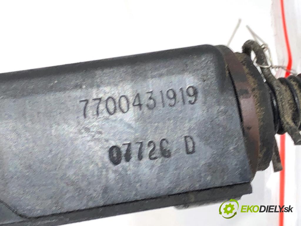 RENAULT SCENIC I nadwozie wielkoprzestrzenne (MPV) 2002 75 kW 1.9 dCi RX4 1870 Potenciometer plynu 7700431919 (Potenciometer plynového pedálu)