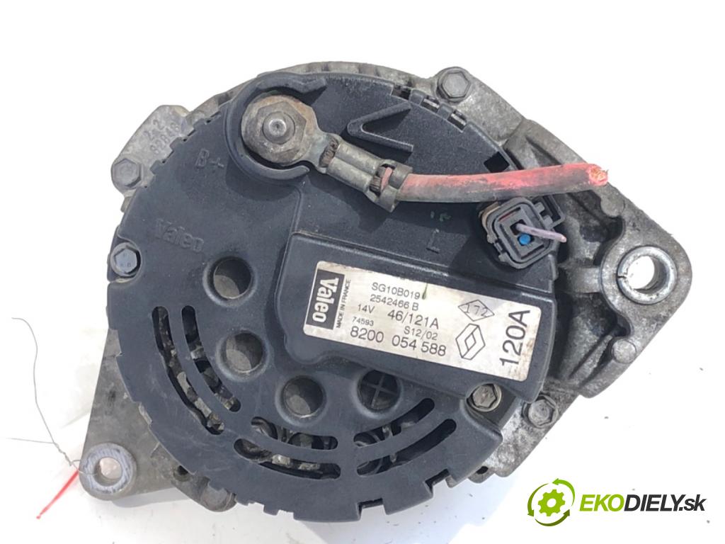 RENAULT SCENIC I nadwozie wielkoprzestrzenne (MPV) 2002 75 kW 1.9 dCi RX4 1870 Alternátor 8200054588 (Alternátor)