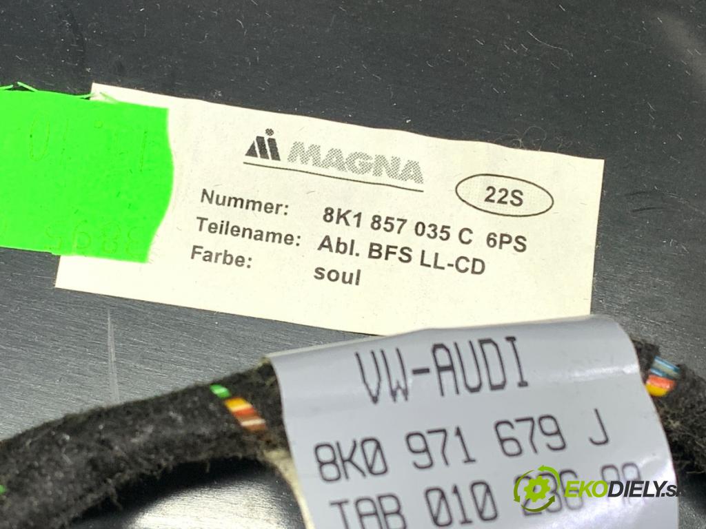 AUDI A4 B8 sedan 2009 155 kW 2.0 TFSI 1984 Priehradka, kastlík spolujazdca 8K1857035C (Priehradka (kastlík))