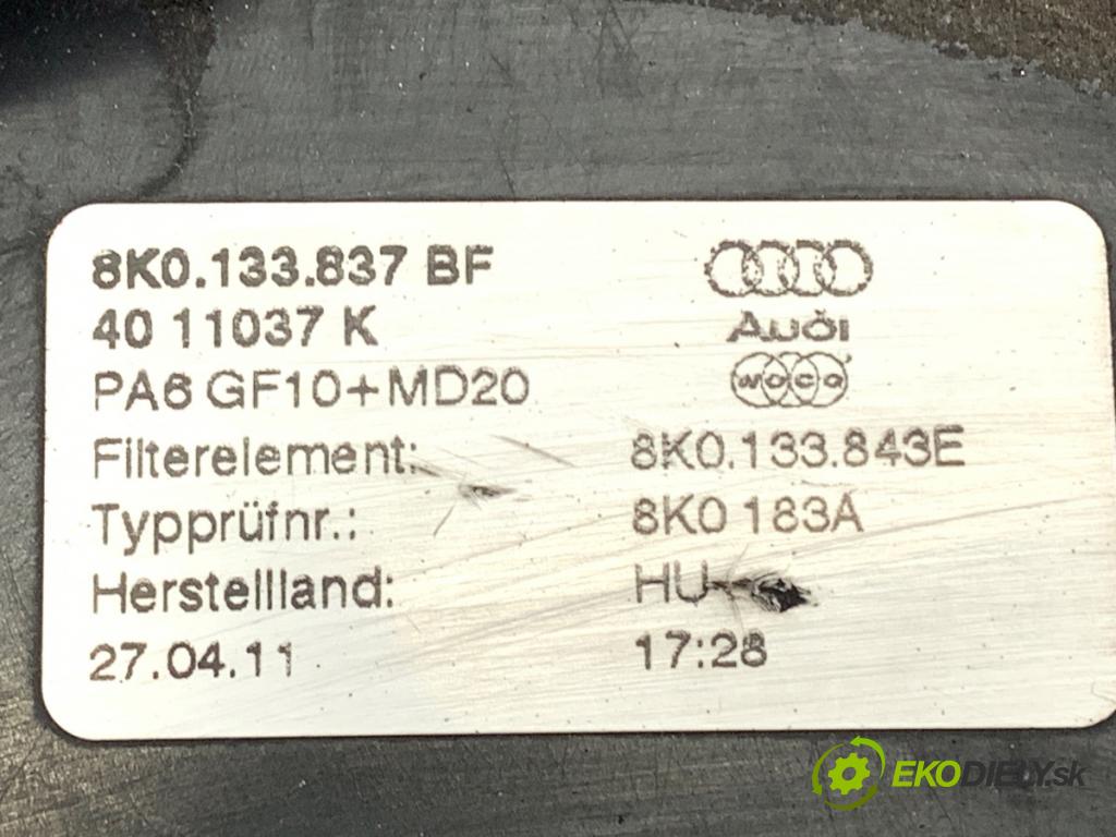 AUDI A4 B8 sedan 2009 155 kW 2.0 TFSI 1984 Obal filtra vzduchu 8K0133837BF (Obal vzduchového filtra)