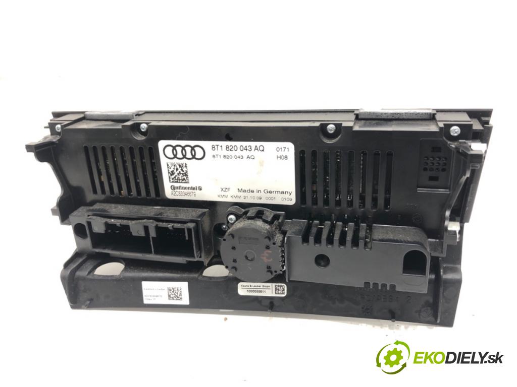 AUDI A4 B8 sedan 2009 155 kW 2.0 TFSI 1984 Panel ovládania kúrenia 8T1820043AQ (Prepínacie páčky pod volantom)