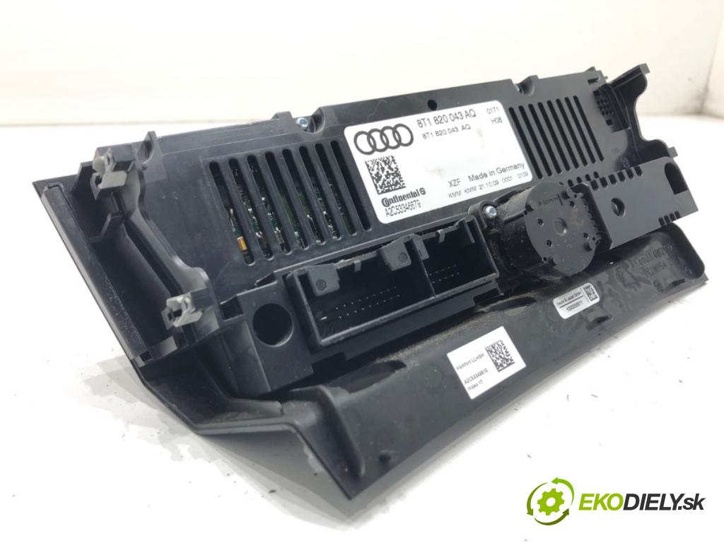 AUDI A4 B8 sedan 2009 155 kW 2.0 TFSI 1984 Panel ovládania kúrenia 8T1820043AQ (Prepínacie páčky pod volantom)