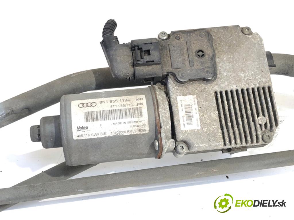 AUDI A4 B8 sedan 2009 155 kW 2.0 TFSI 1984 Mechanizmus stieračov predný 8K1955119A (Motorček stieračov predný)