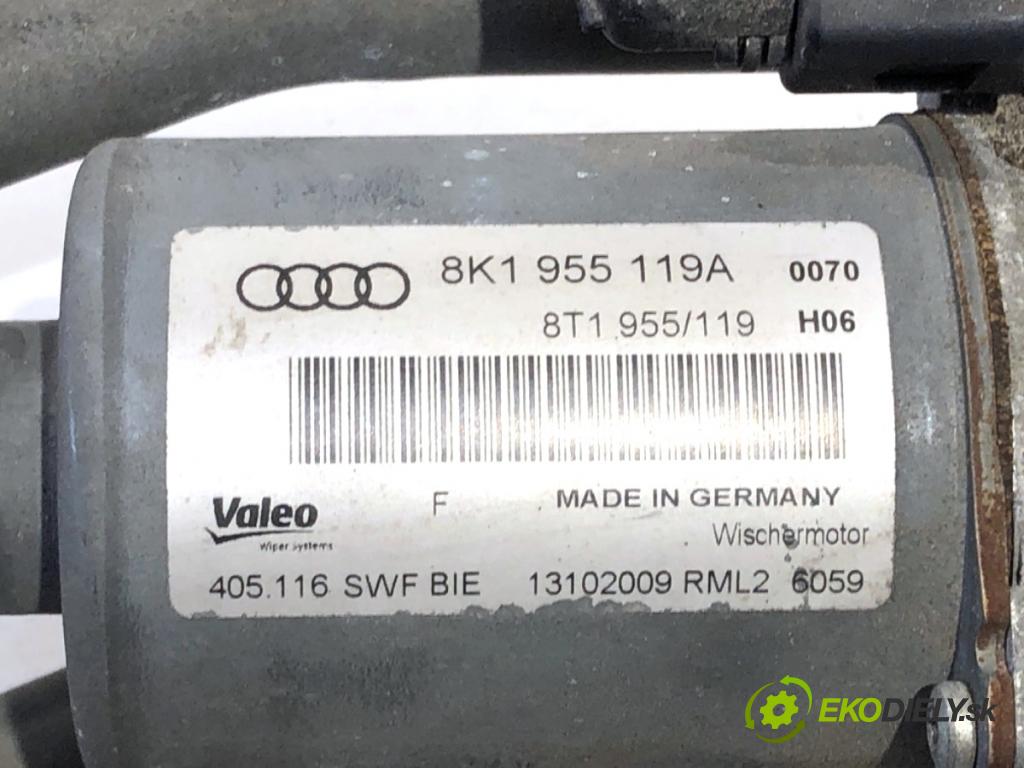 AUDI A4 B8 sedan 2009 155 kW 2.0 TFSI 1984 Mechanizmus stieračov predný 8K1955119A (Motorček stieračov predný)