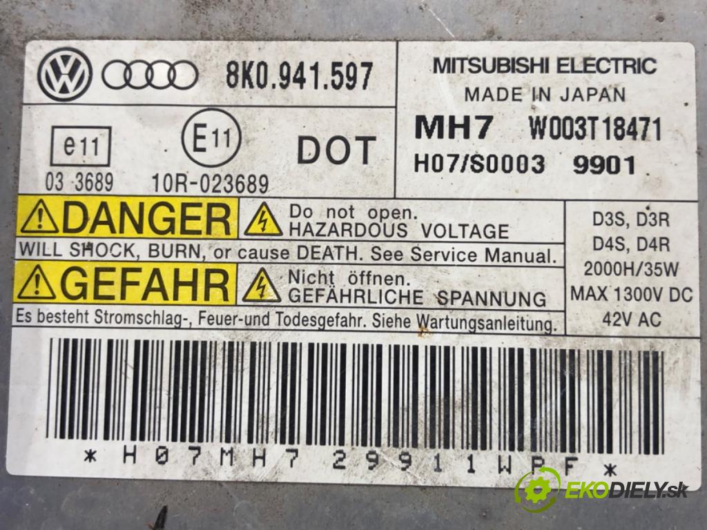 AUDI A4 B8 sedan 2009 155 kW 2.0 TFSI 1984 Menič XENON 8K0941597 (Riadiaca jednotka xenónu)
