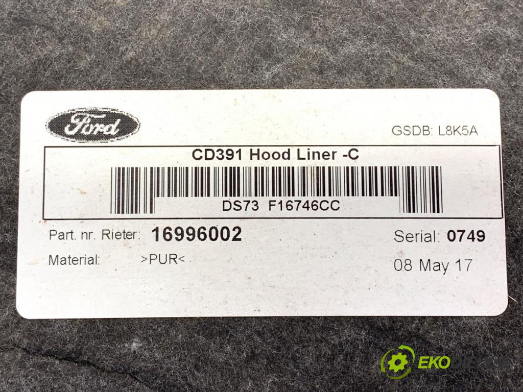 FORD MONDEO MK5 Kombi 2017 132 kW 2.0 TDCi 4x4 1998 odhlučnění kapoty DS73-F16746CC