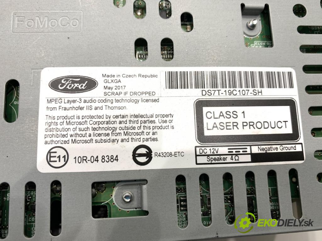 FORD MONDEO MK5 Kombi 2017 132 kW 2.0 TDCi 4x4 1998 RADIO Navigácia DS7T-19C107-SH (Audio zariadenie)