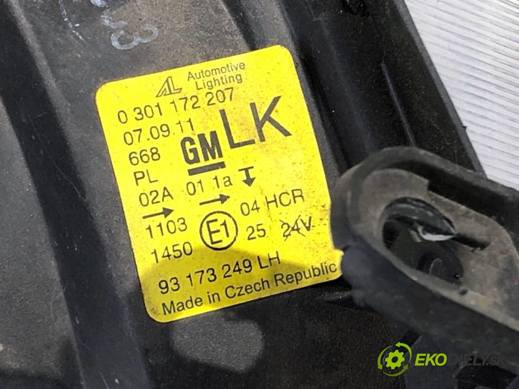 OPEL CORSA C liftback 2003 55 kW 1.2 (F08, F68) 1199 Svetlomet ľavy predný 93173249