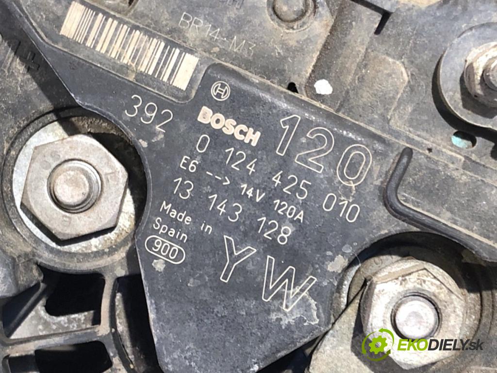 OPEL CORSA C liftback 2003 55 kW 1.2 (F08, F68) 1199 Alternátor 0124425010 (Alternátor)