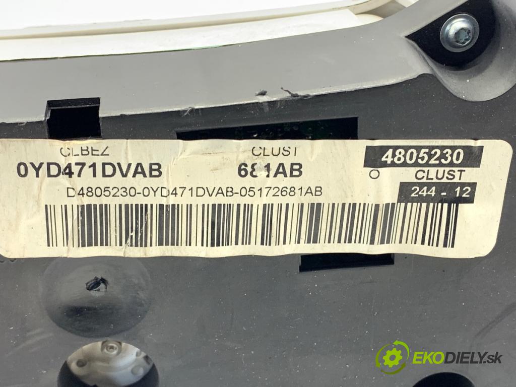 DODGE CALIBER liftback 2007 103 kW 2.0 CRD 1968 Prístrojovka 0YD471DVAB (Prístrojová doska)