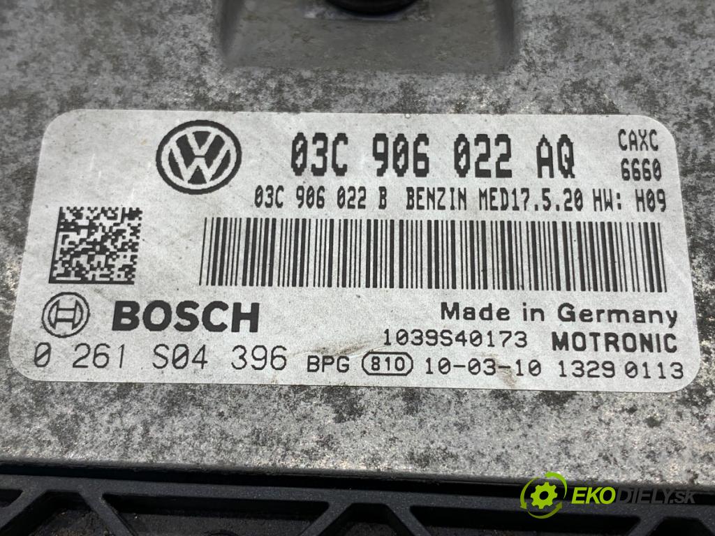 SEAT ALTEA XL nadwozie wielkoprzestrzenne (MPV) 2010 92 kW 1.4 TSI 1390 riadiaca jednotka Motor 03C906022AQ (Riadiaca jednotka)