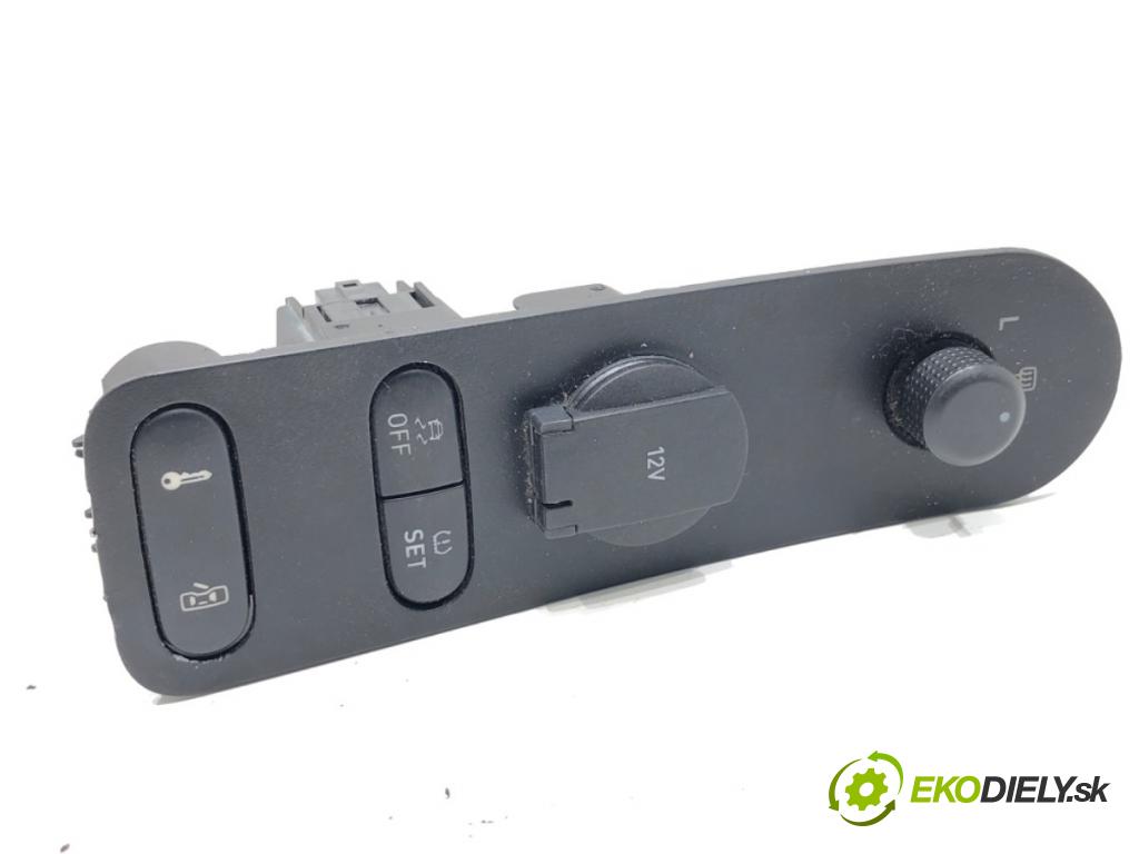 SEAT ALTEA XL nadwozie wielkoprzestrzenne (MPV) 2010 92 kW 1.4 TSI 1390 Prepínač nastavenia spätných zrkadiel 5P0959565A (Prepínacie páčky pod volantom)