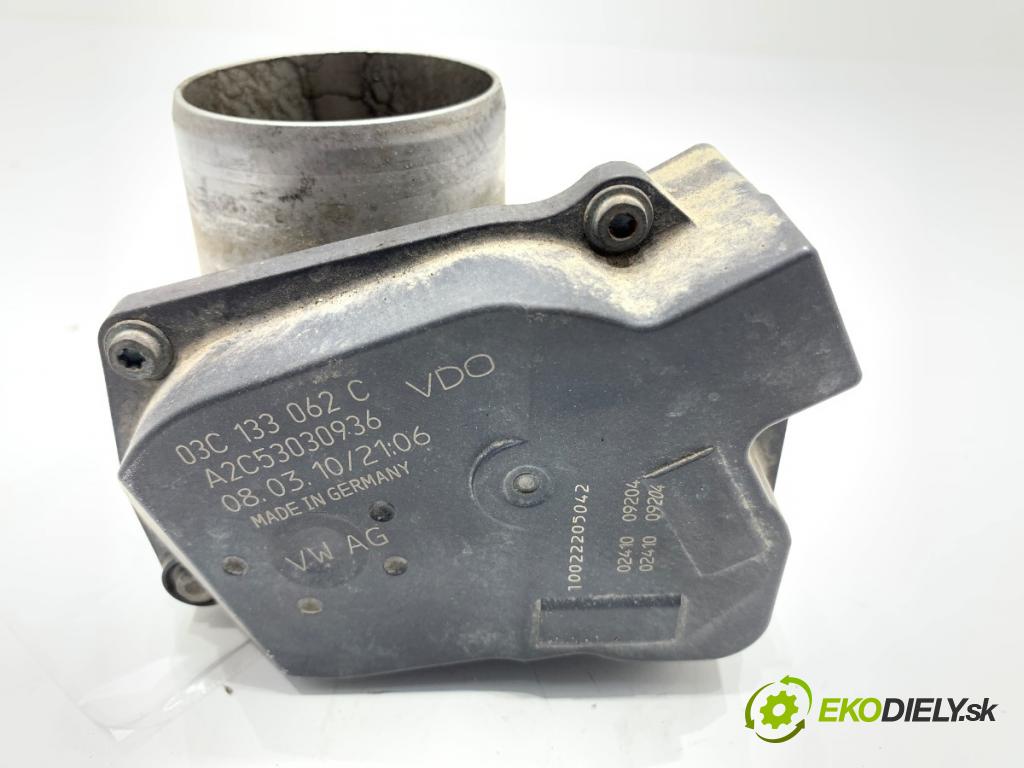 SEAT ALTEA XL nadwozie wielkoprzestrzenne (MPV) 2010 92 kW 1.4 TSI 1390 Škrtiaca klapka 03C133062C (Škrtiaca klapka)