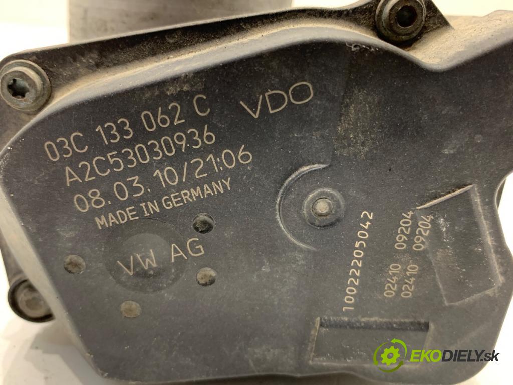 SEAT ALTEA XL nadwozie wielkoprzestrzenne (MPV) 2010 92 kW 1.4 TSI 1390 Škrtiaca klapka 03C133062C (Škrtiaca klapka)