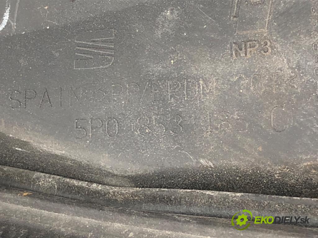 SEAT ALTEA XL nadwozie wielkoprzestrzenne (MPV) 2010 92 kW 1.4 TSI 1390 Torpédo, plast pod čelné okno 5P0853185C (Torpédo (plast pod čelným sklom))