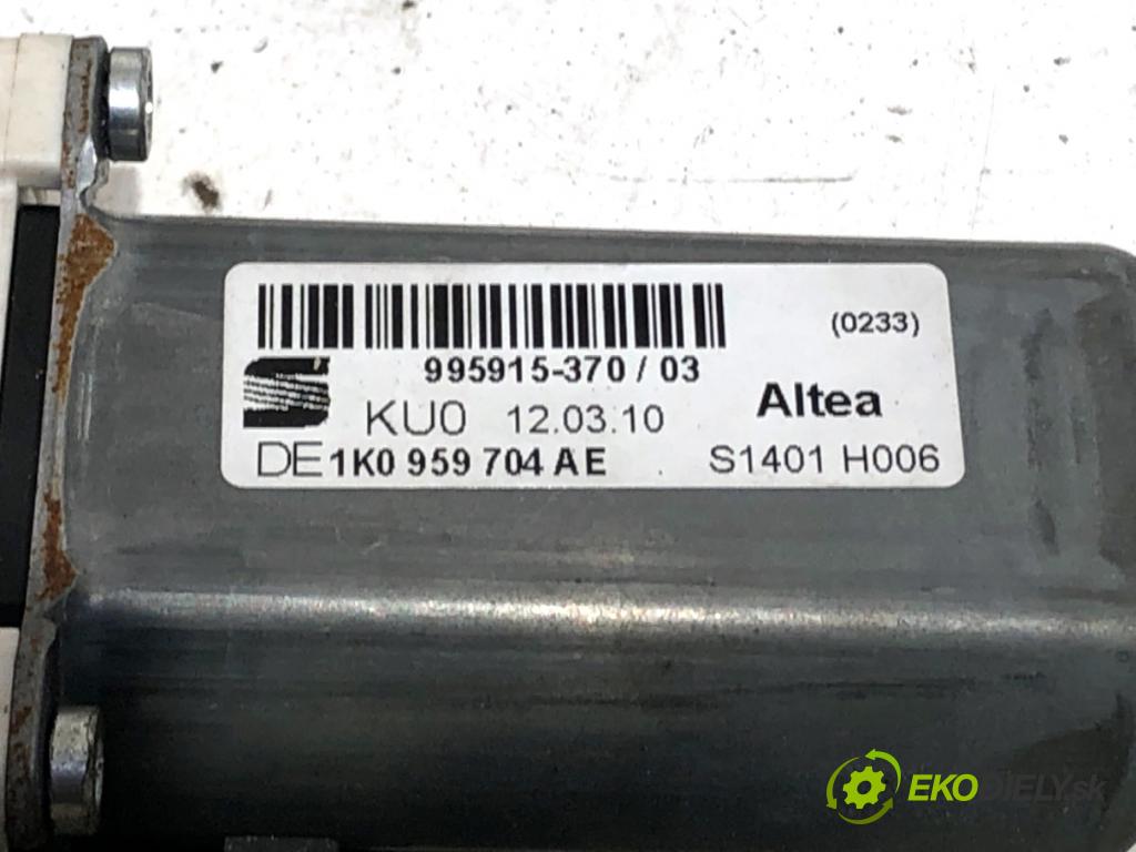SEAT ALTEA XL nadwozie wielkoprzestrzenne (MPV) 2010 92 kW 1.4 TSI 1390 mechanismus okna pravý zadní část 1K0959704AE
