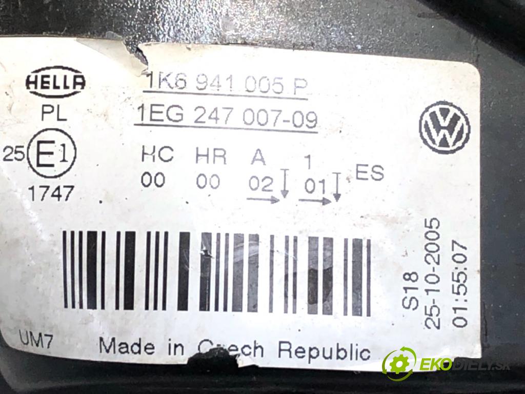 VW JETTA III sedan 2005 85 kW 1.6 FSI 1598 Svetlomet ľavy predný 1K6941005P
