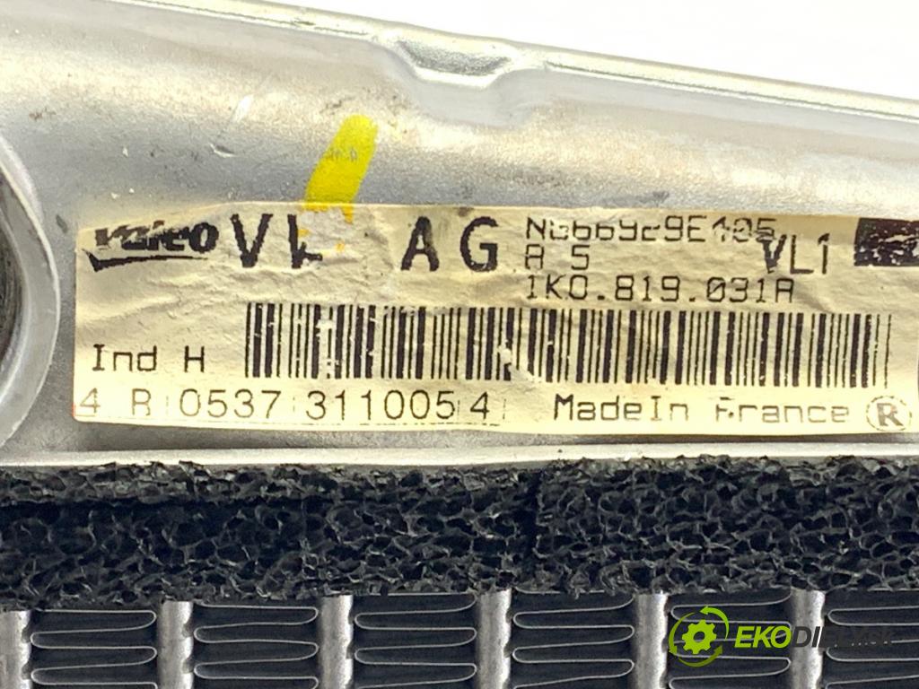 VW JETTA III sedan 2005 85 kW 1.6 FSI 1598 Výhrevné teleso, radiátor kúrenia 1K0819031A (Radiátor kúrenia)