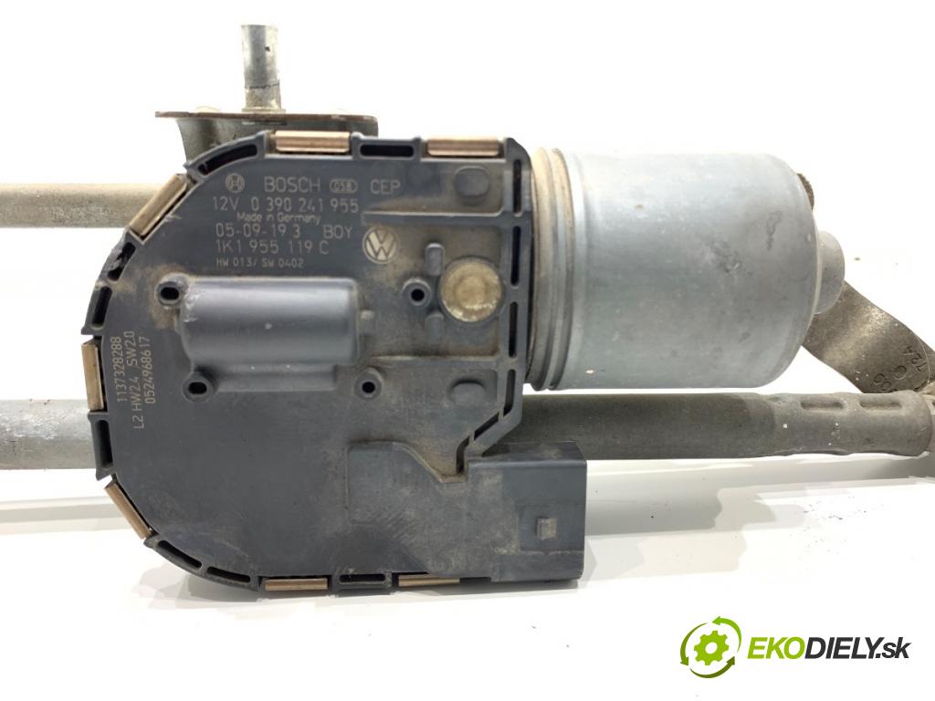 VW JETTA III sedan 2005 85 kW 1.6 FSI 1598 Mechanizmus stieračov predný 1K1955023F (Motorček stieračov predný)