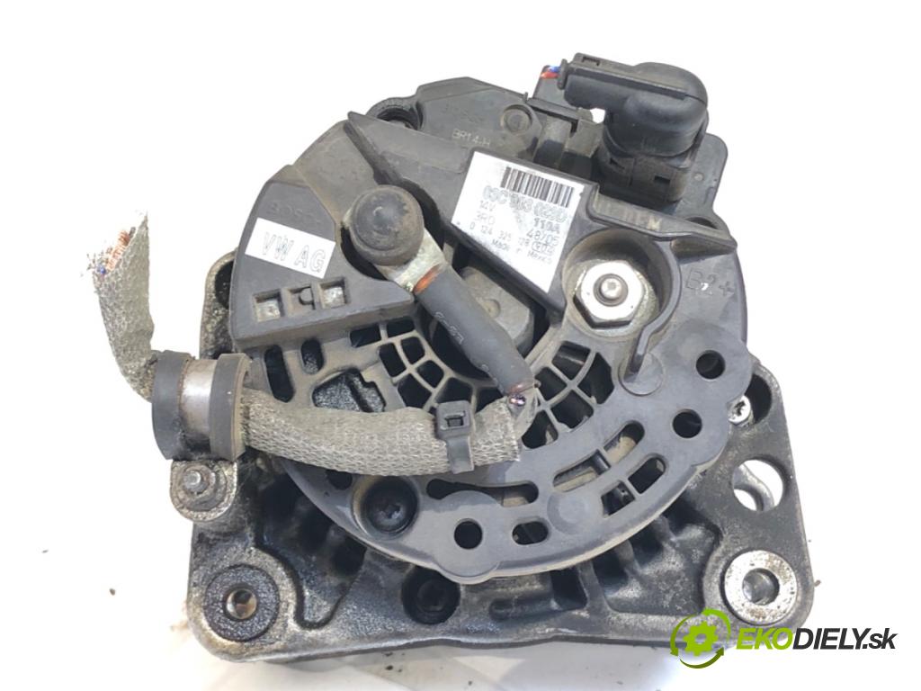 VW JETTA III sedan 2005 85 kW 1.6 FSI 1598 Alternátor 03C903023D (Alternátor)