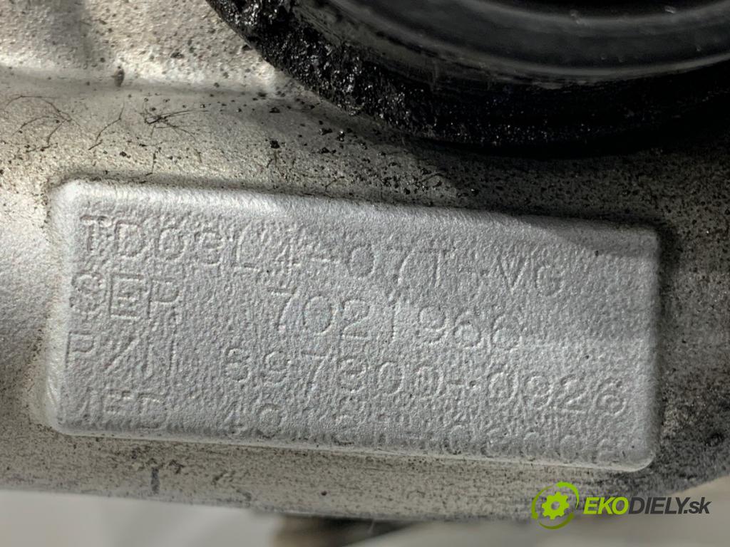 OPEL ASTRA H liftback 2007 74 kW 1.7 CDTI (L48) 1686 turbo 897300-0926 (Kompletní turbodmychadlo)