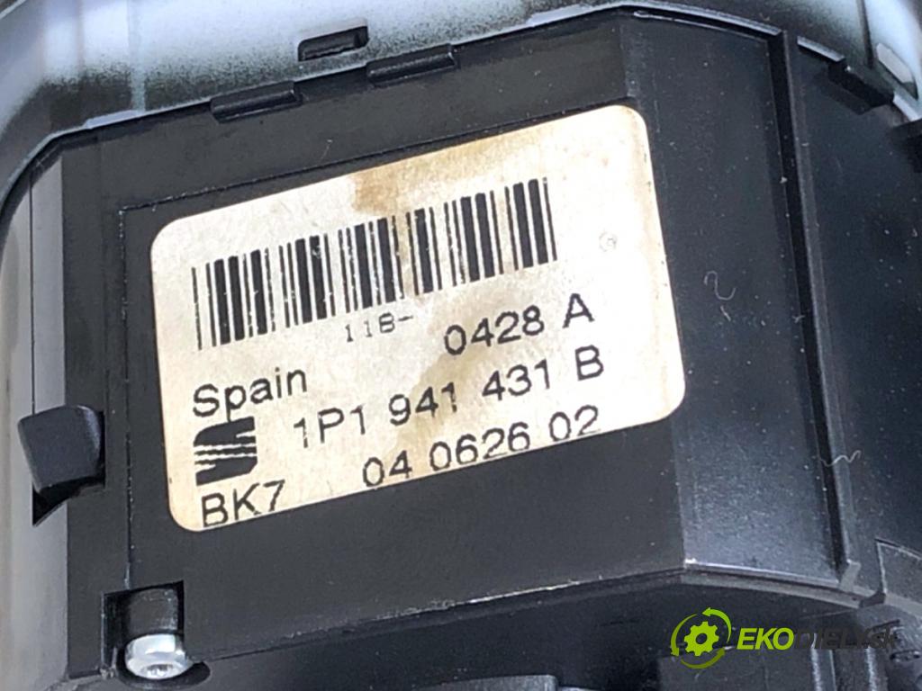 SEAT LEON II liftback 2008 75 kW 1.6 1595 spínač světel 1P1941431B