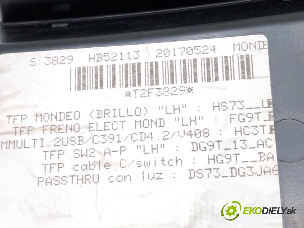 FORD MONDEO MK5 Kombi 2017 132 kW 2.0 TDCi 4x4 1998 Priehradka, kastlík Pláto TUNEL: DS73-F045P04-DG
