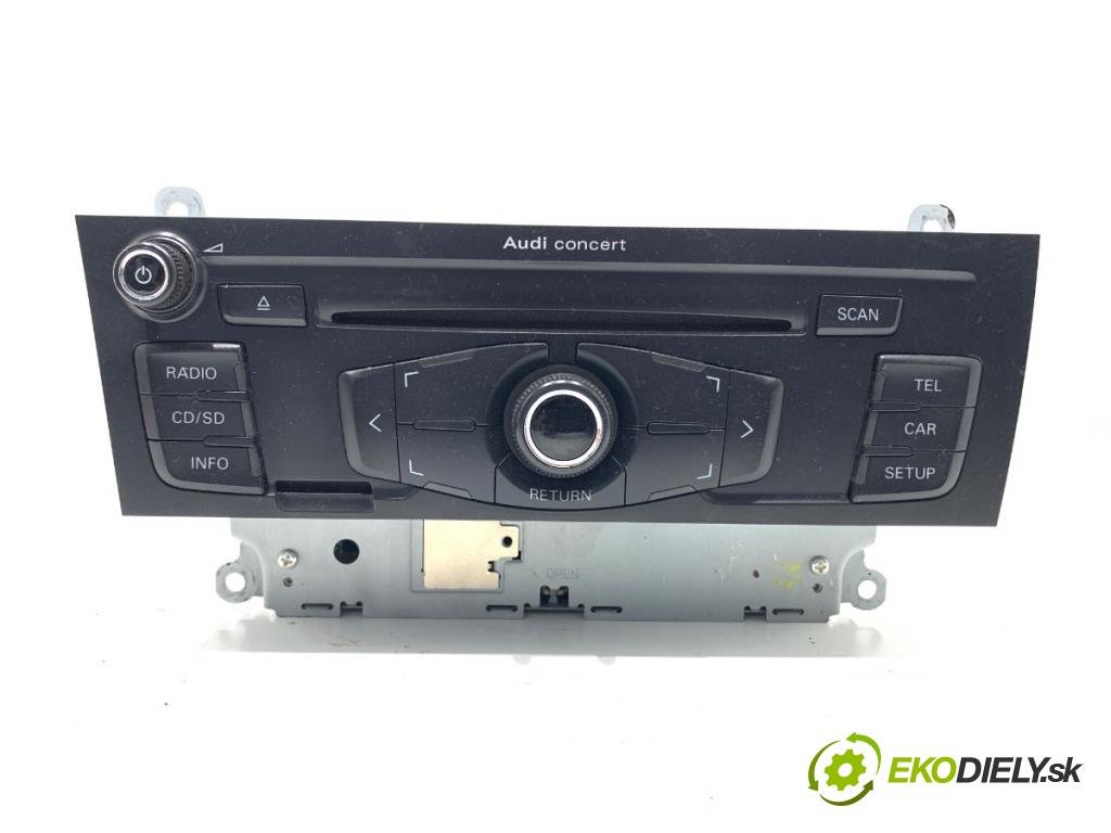 AUDI A4 B8 sedan 2008 118 kW 1.8 TFSI 1798 RADIO 8T1035186B (Audio zariadenie)