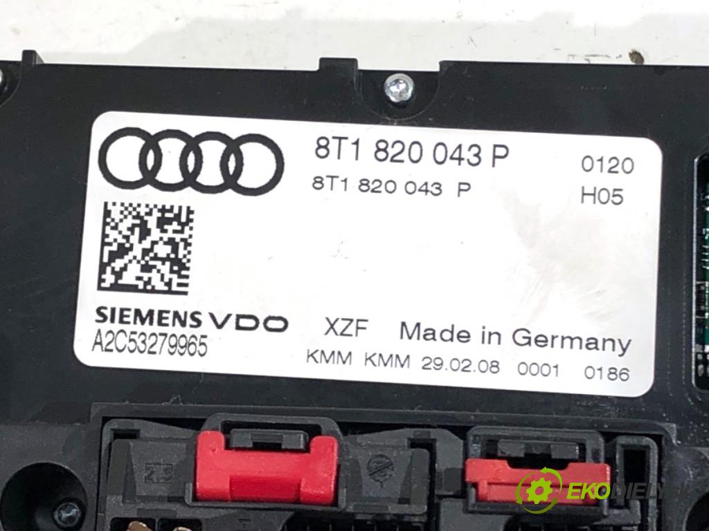 AUDI A4 B8 sedan 2008 118 kW 1.8 TFSI 1798 Panel ovládania kúrenia 8T1820043P (Prepínacie páčky pod volantom)