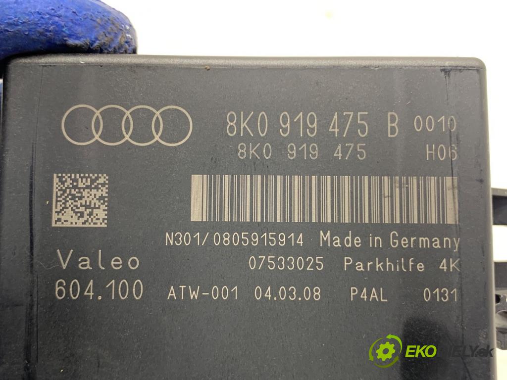 AUDI A4 B8 sedan 2008 118 kW 1.8 TFSI 1798 Modul PDC 8K0919475B (Riadiaca jednotka ostatné)