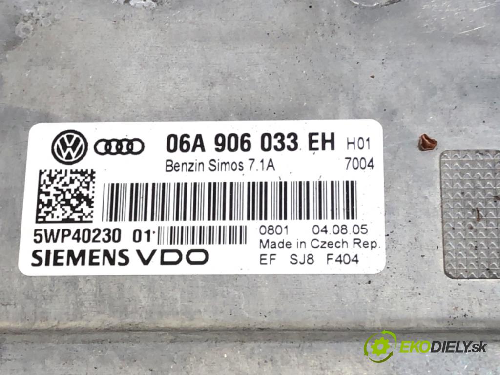 AUDI A3 8P liftback 2005 75 kW 1.6 1595 riadiaca jednotka Motor 06A906033EH (Riadiaca jednotka)