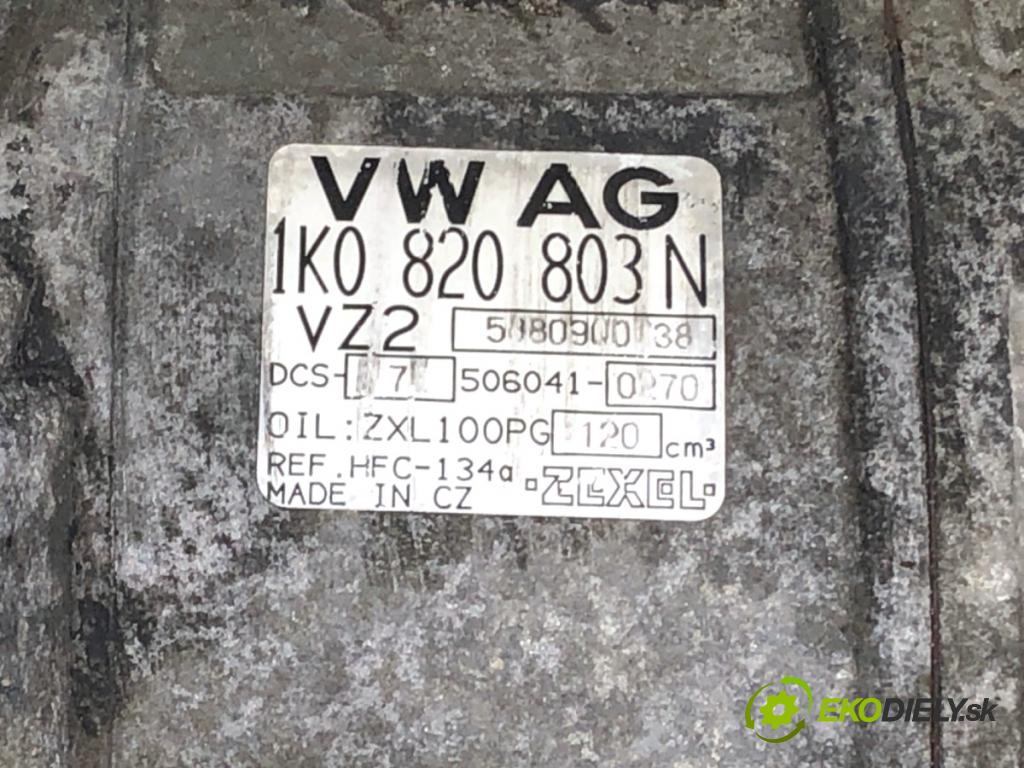 AUDI A3 8P liftback 2005 75 kW 1.6 1595 Kompresor klimatizácie 1K0820803N (Kompresor klimatizácie)