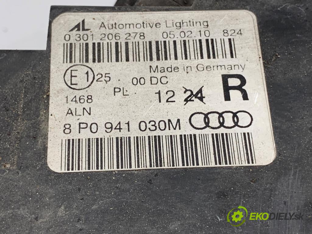 AUDI A3 8P liftback 2005 75 kW 1.6 1595 Svetlomet pravy predný XENON 8P0941030M
