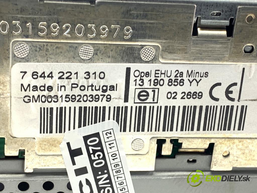 OPEL ASTRA H Kombi 2004 74 kW 1.7 CDTI (L35) 1686 RADIO 13190856 (Audio zariadenie)