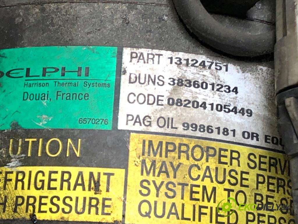 OPEL ASTRA H Kombi 2004 74 kW 1.7 CDTI (L35) 1686 Kompresor klimatizácie 13124751 (Kompresor klimatizácie)