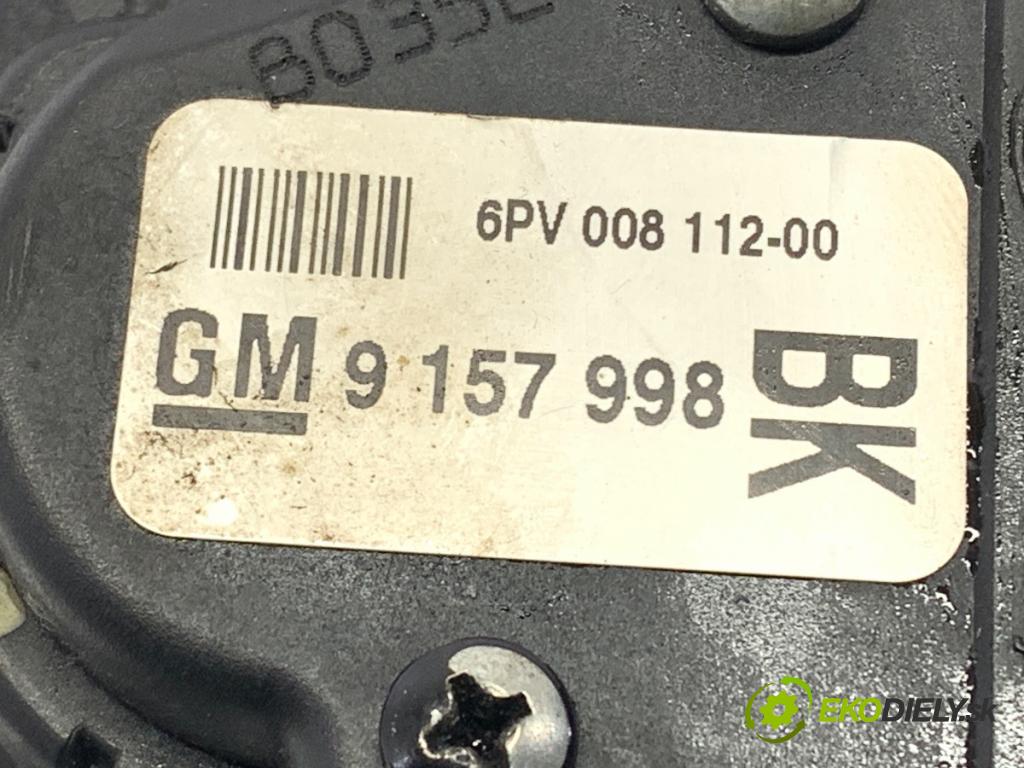OPEL ASTRA H Kombi 2004 74 kW 1.7 CDTI (L35) 1686 Potenciometer plynu 9157998BK (Potenciometer plynového pedálu)