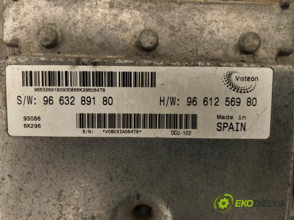 PEUGEOT BOXER II Skrzynia 2007 88 kW 2.2 HDi 120 2198 riadiaca jednotka Motor 9663289180 (Riadiaca jednotka)