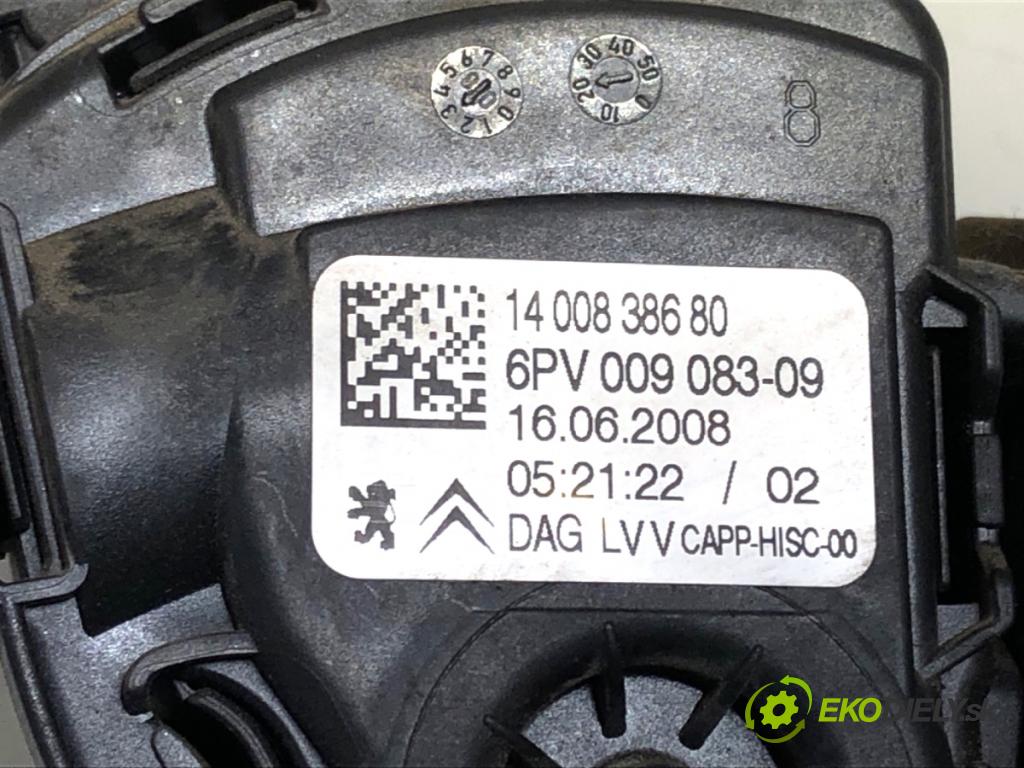 CITROEN C8 nadwozie wielkoprzestrzenne (MPV) 2008 100 kW 2.0 HDi 135 1997 Potenciometer plynu 6PV009083-09 (Potenciometer plynového pedálu)