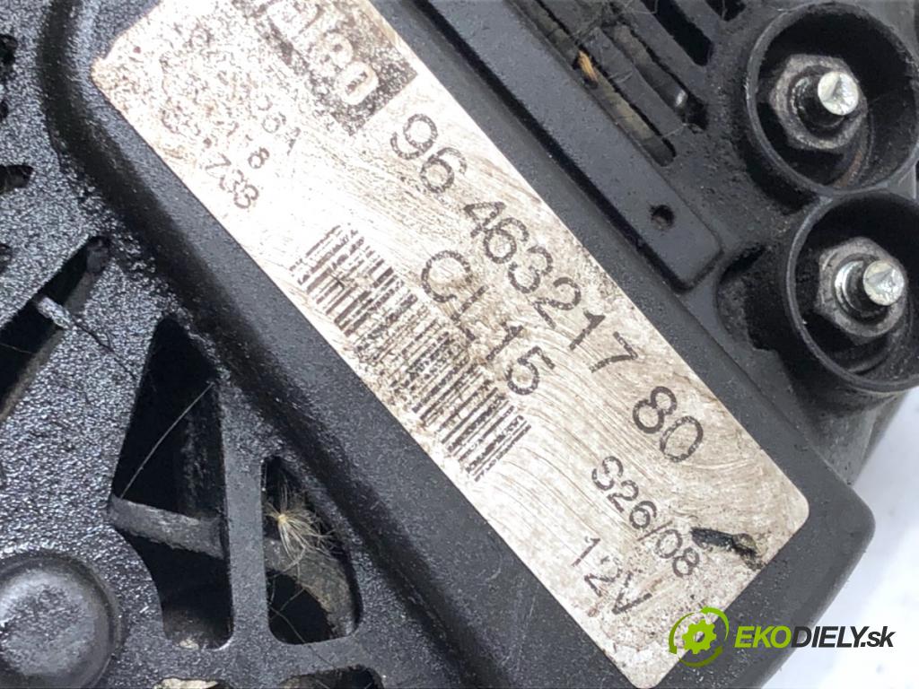 CITROEN C8 nadwozie wielkoprzestrzenne (MPV) 2008 100 kW 2.0 HDi 135 1997 Alternátor 9646321780 (Alternátor)